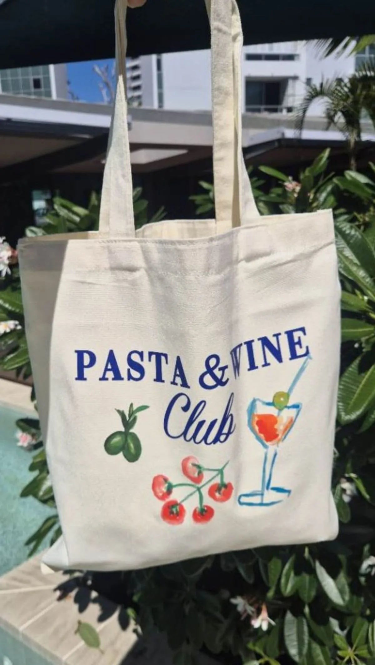 Melci Studio - Pasta & Wine Club Tote Bag