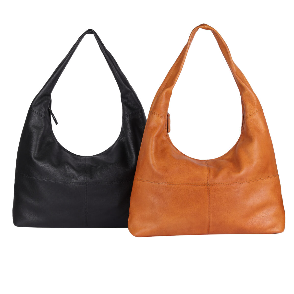 Hazelbrook Leather Shoulder Bag Tan - XLarge