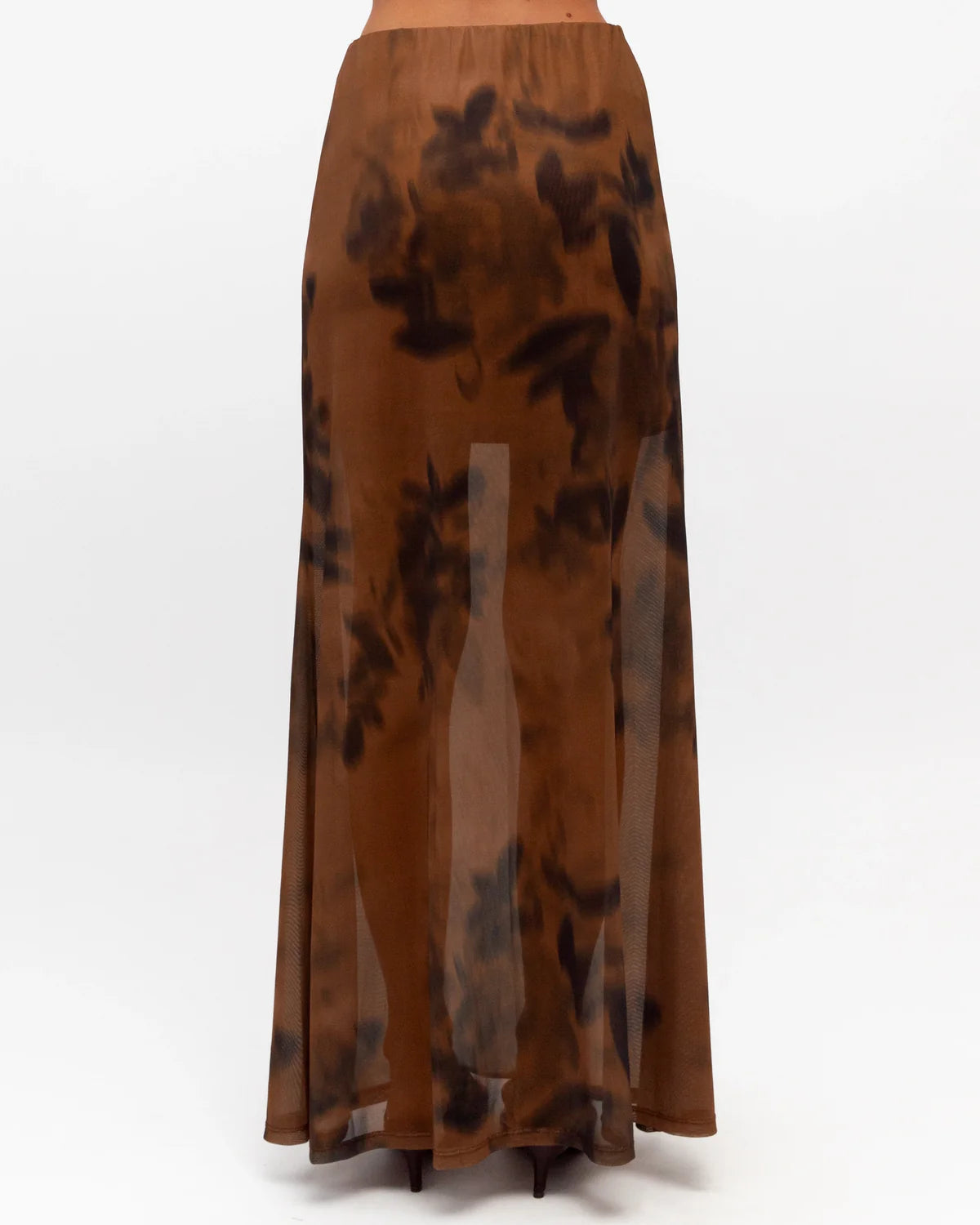 Hot Property Sheer Blur Maxi Skirt